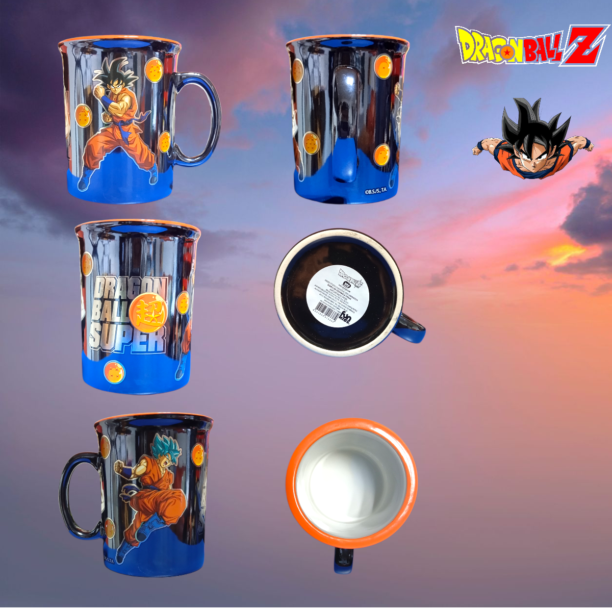 Taza metalizada Dragon Ball