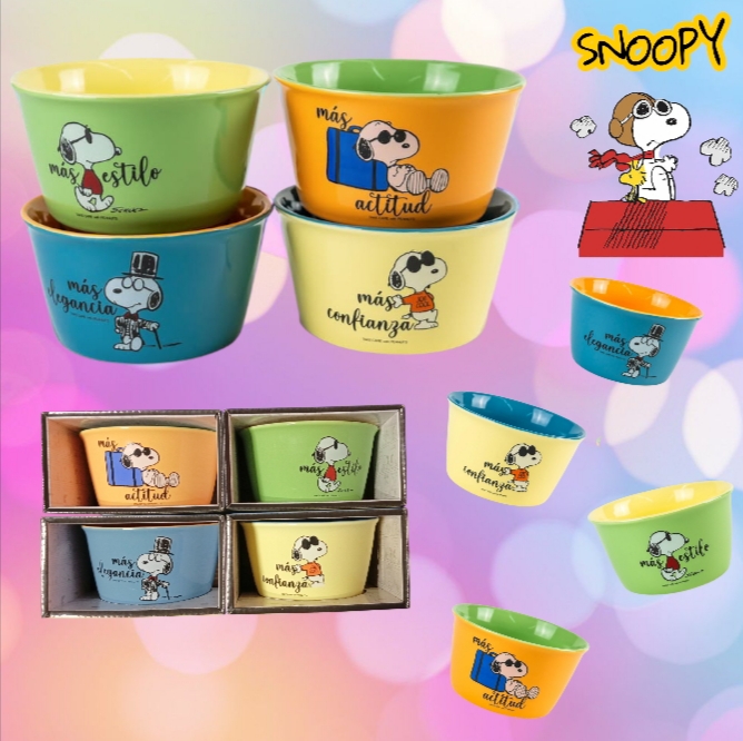 Tazones mini Snoopy